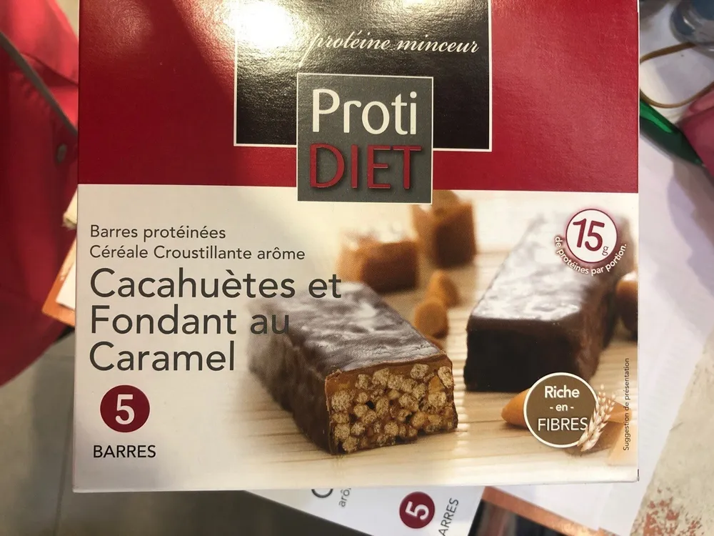Protidiet Barres Cacahuetes Et Caramel X5