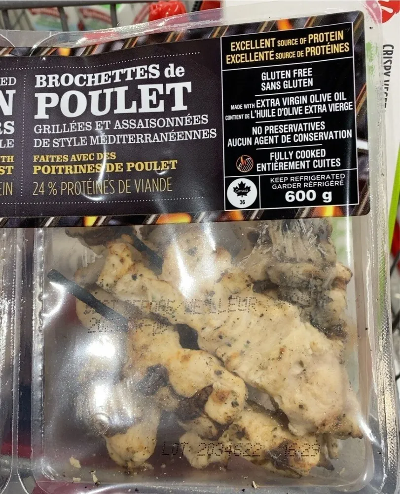 Brochette de poulet
