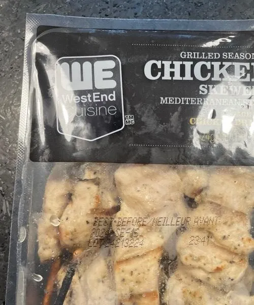 Chicken skewers