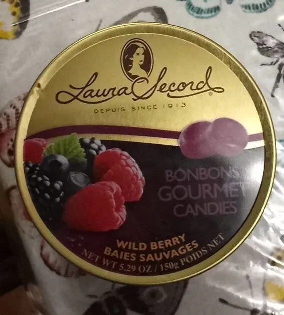 Wild berry gourmet candies