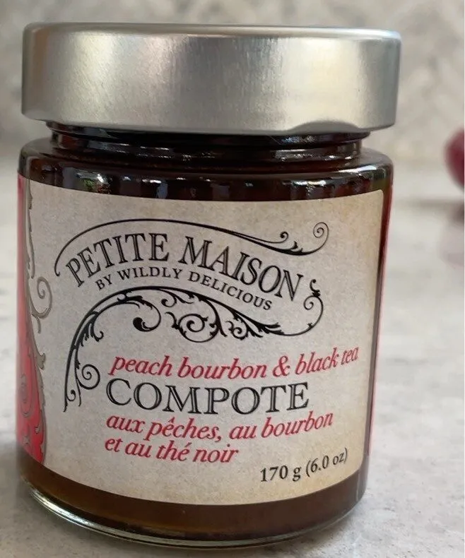 Peach Bourbon & Black Tea Compote