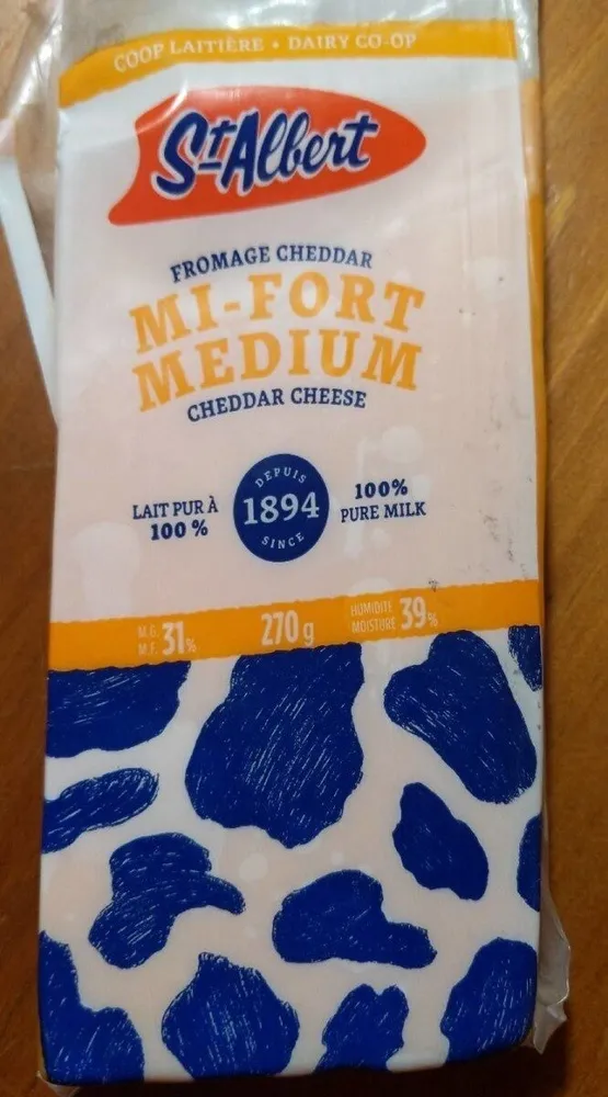 Fromage Cheddar mi-fort