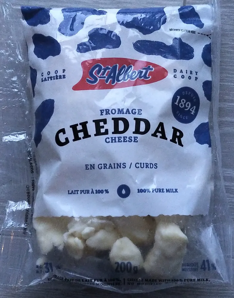 31% M.F. Cheddar Cheese Curds