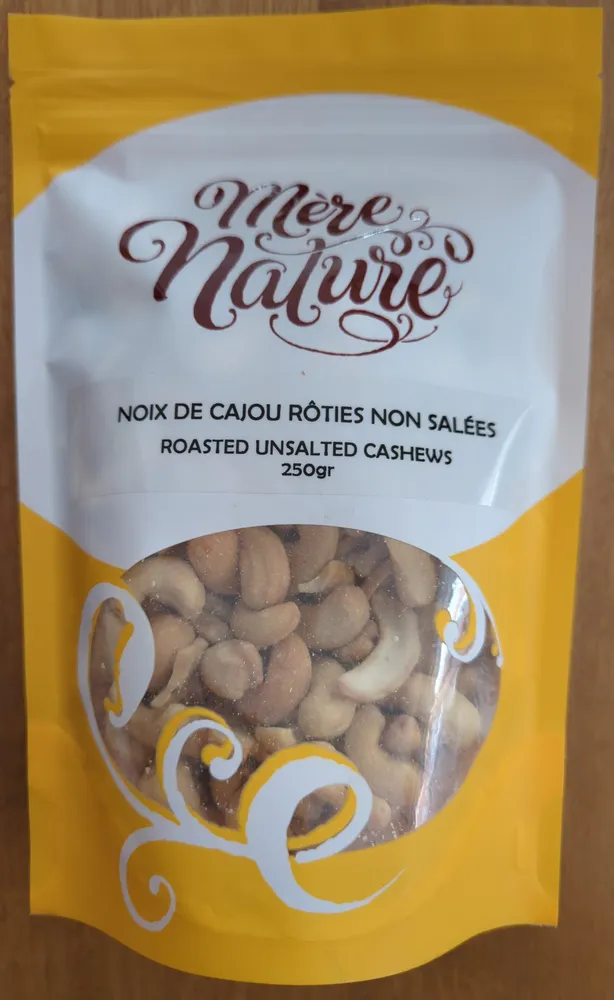 Noix de cajou rôties non salées
