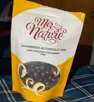 Canneberge au chocolat noir