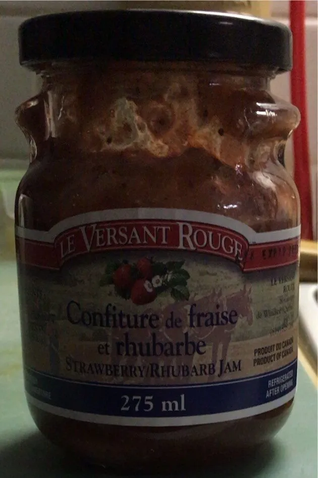 Confiture de fraise et rhubarbe