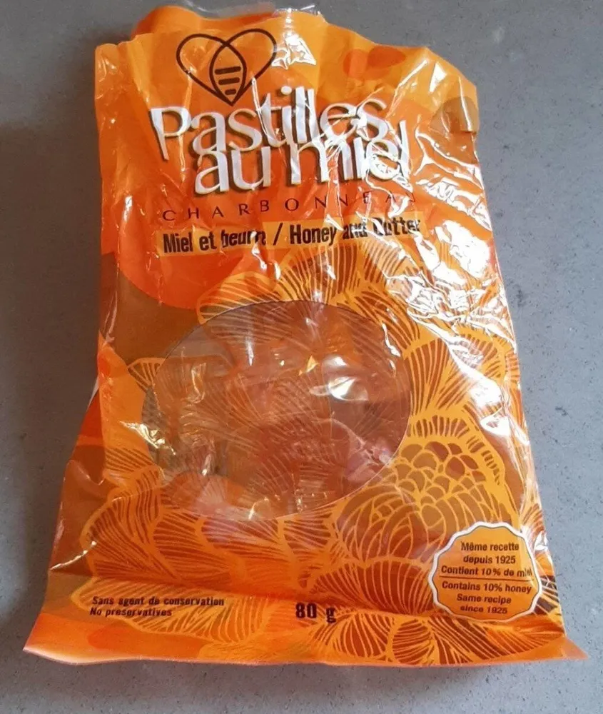 Pastilles au miel et beurre