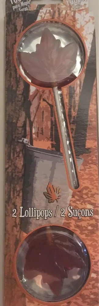 Sucette au sirop d'érable