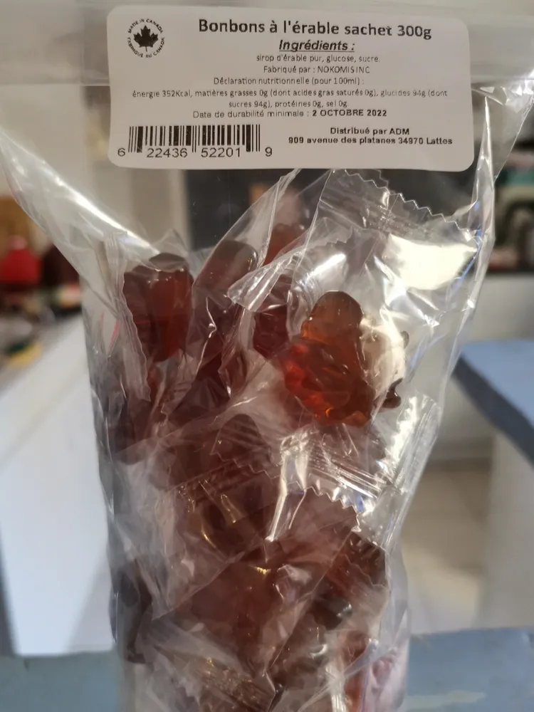 bonbons à l'érable