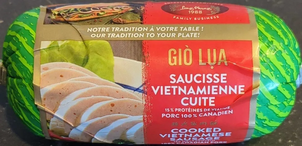 Giò Lua saucisse vietnamienne cuite