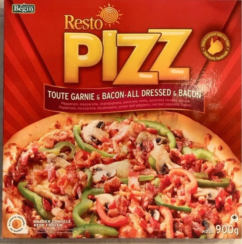 Pizza All dressed & bacon