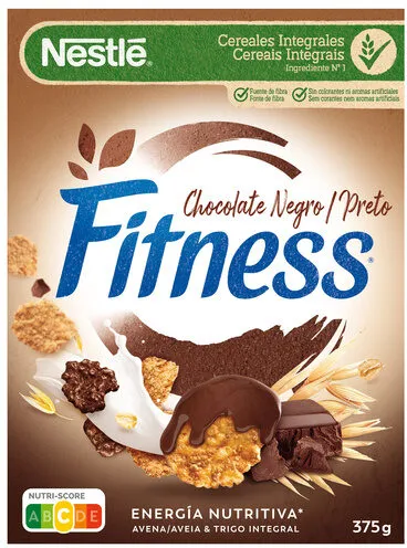Fitness Chocolate Negro - Cereales integrales de chocolate
