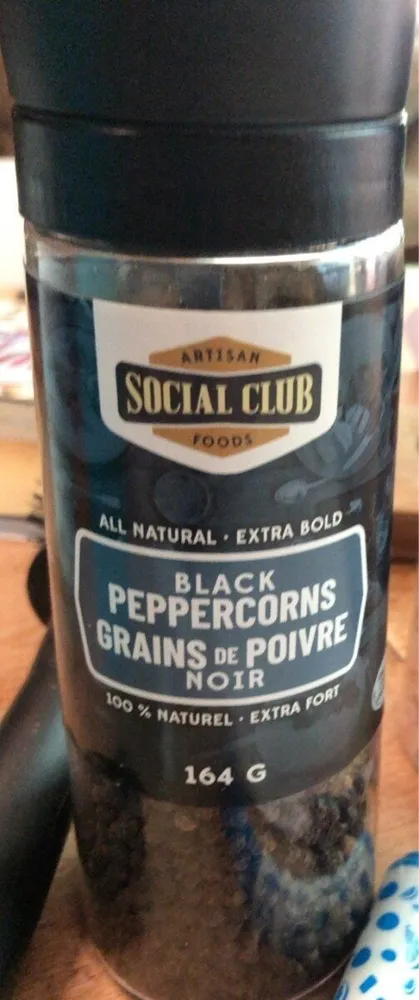 Black peppercorns