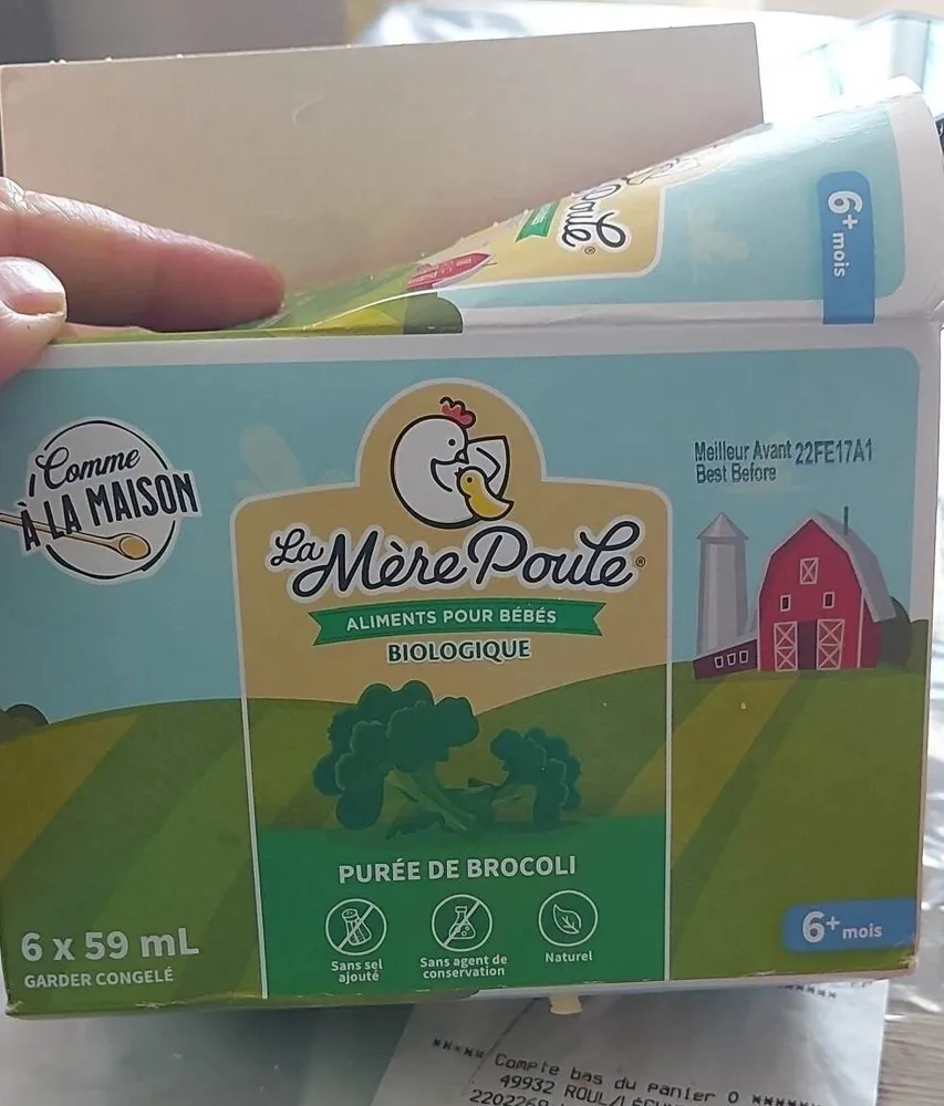 Purée de brocoli