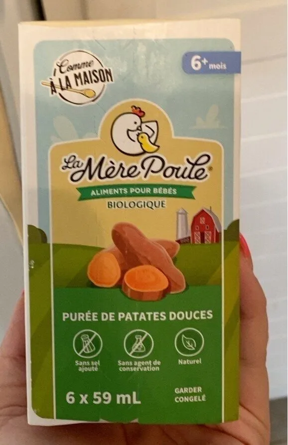 Purée de patates douce