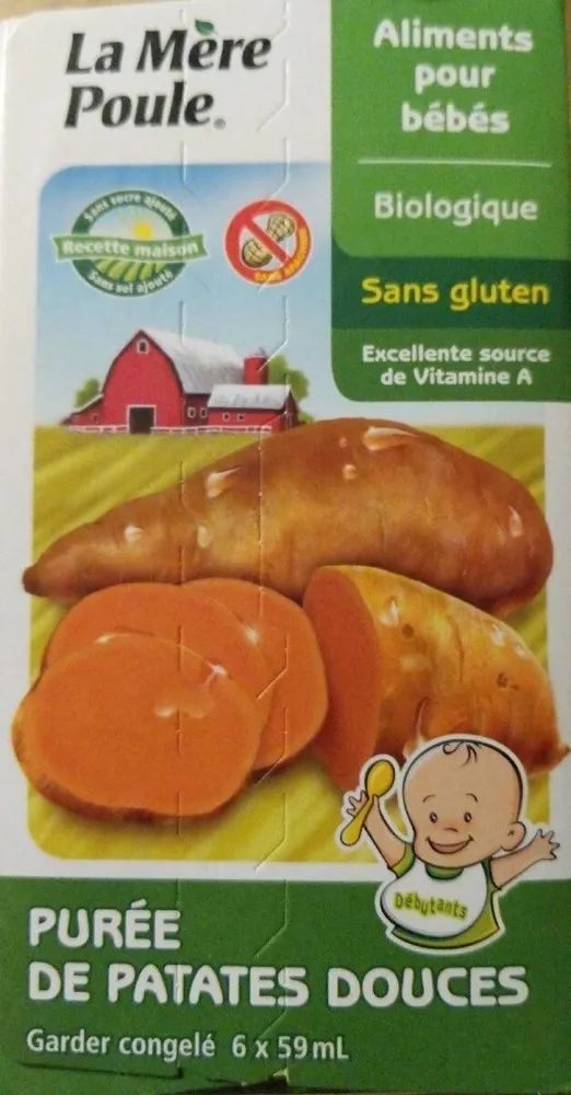 Purée de patates douces