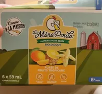 Purée de fruits tropicaux