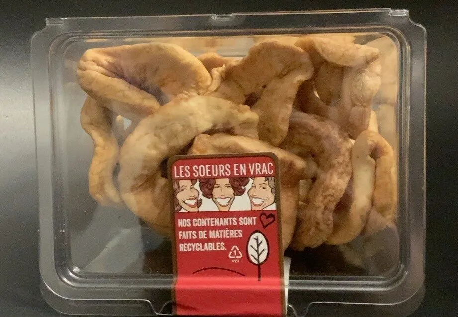 Pommes jaunes séchées