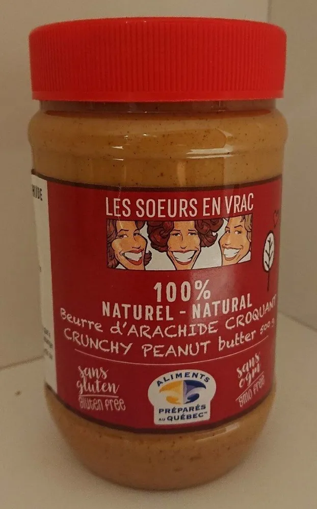 Beurre d'arachide croquant