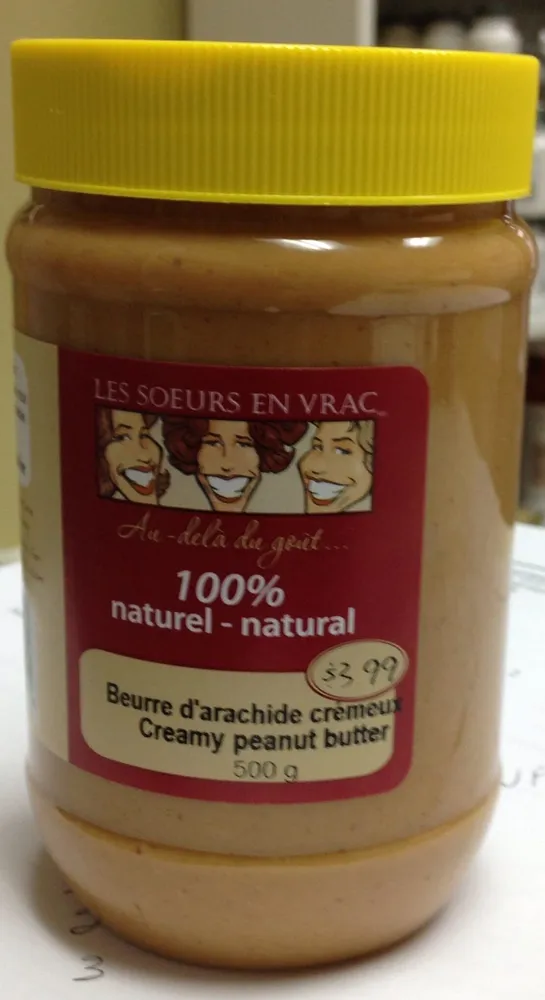 Beurre d'arachide crémeux