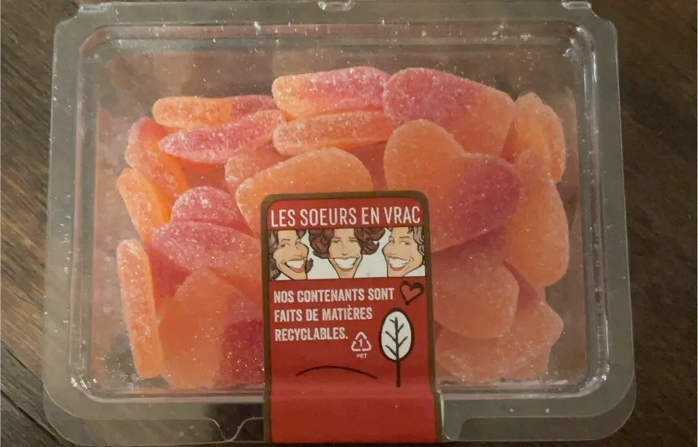 Coeurs aux pêches