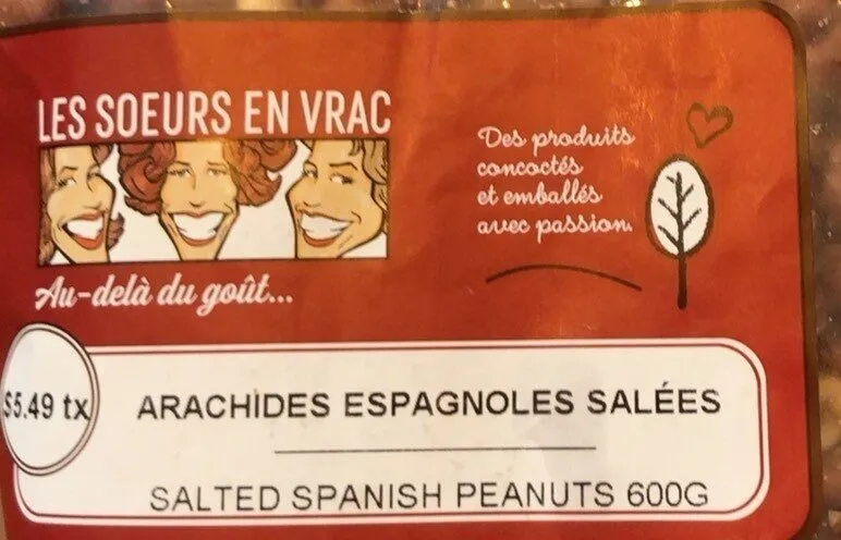 Arachides espagnoles salées