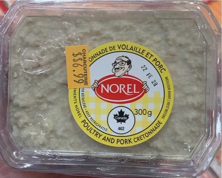 Cretonnade volaille et porc
