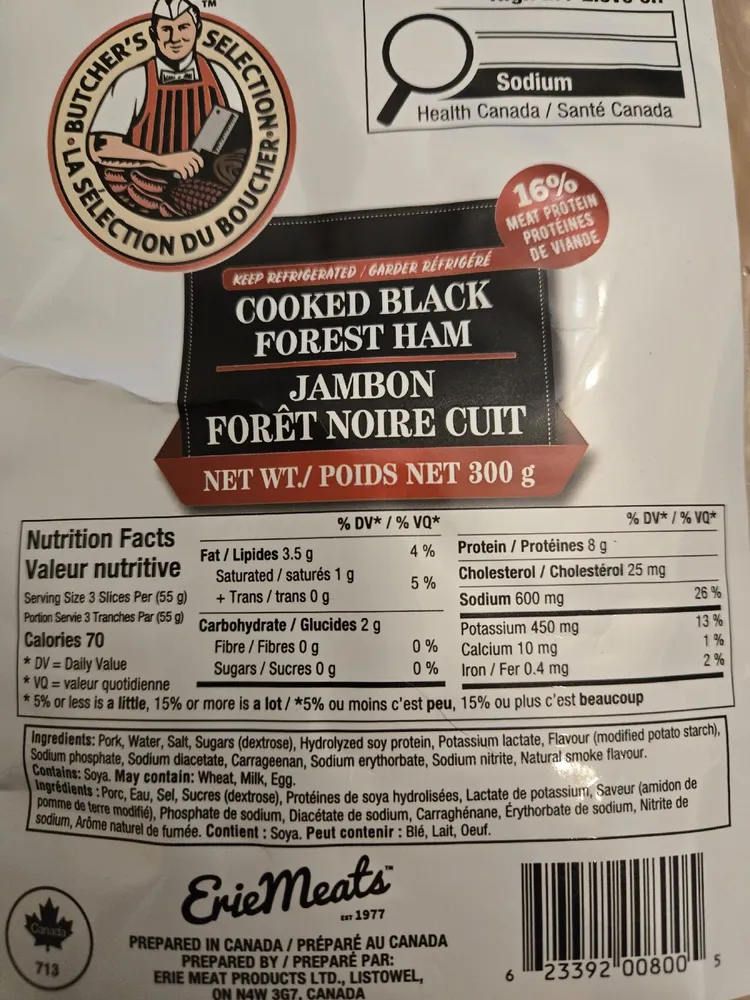 Cooked Black Forest Ham