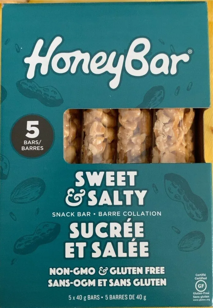 Honeybar sweet & salty snack bars