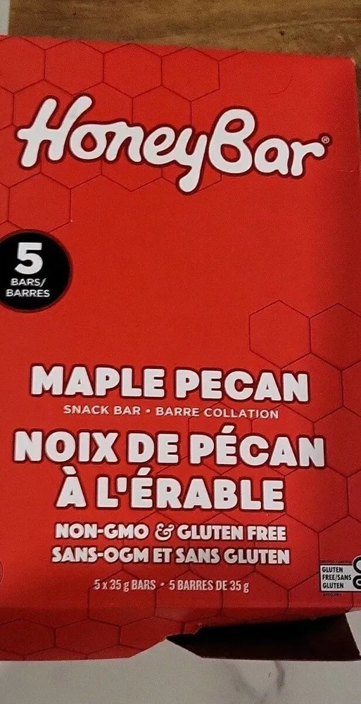 Maple pecan snack bar