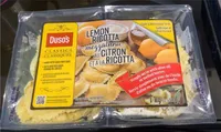 Mezzaluna au citron et à la ricotta
