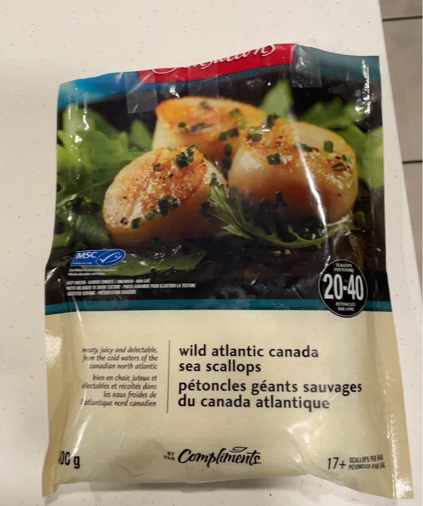 Wild Atlantic Sea Scallops