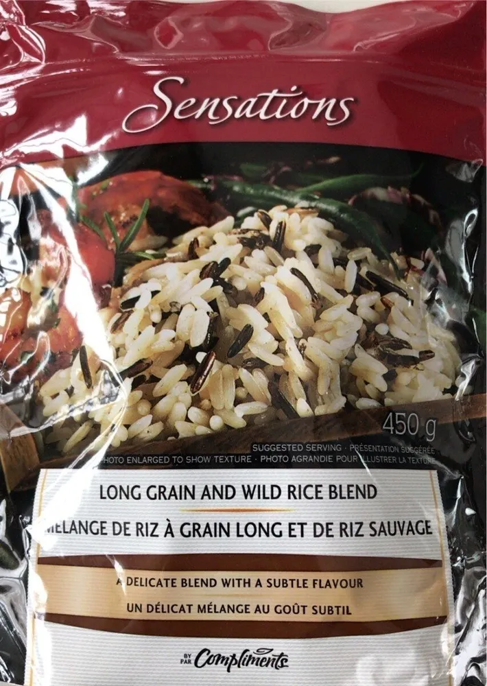 Mélange de riz à grain long et de riz sauvage