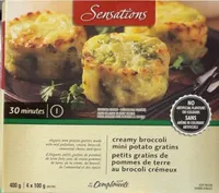 Creamy Broccoli mini potato gratin