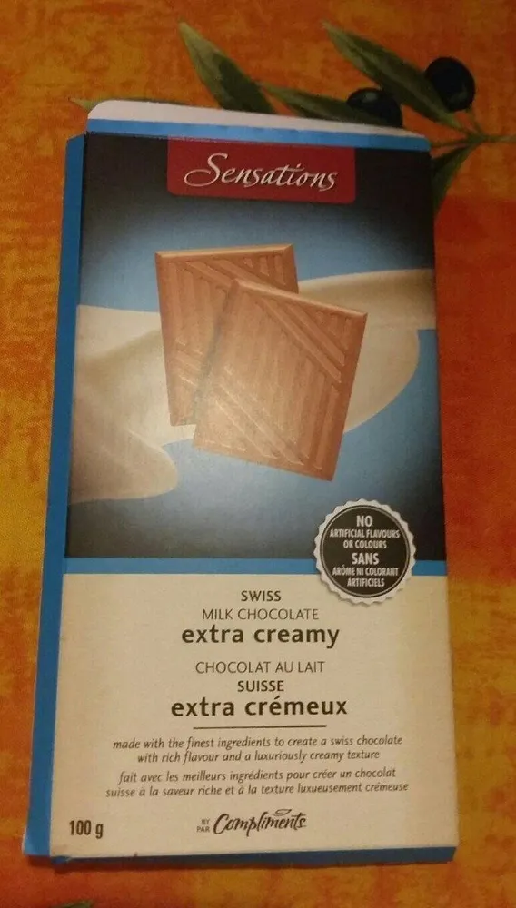 Chocolat au lait suisse