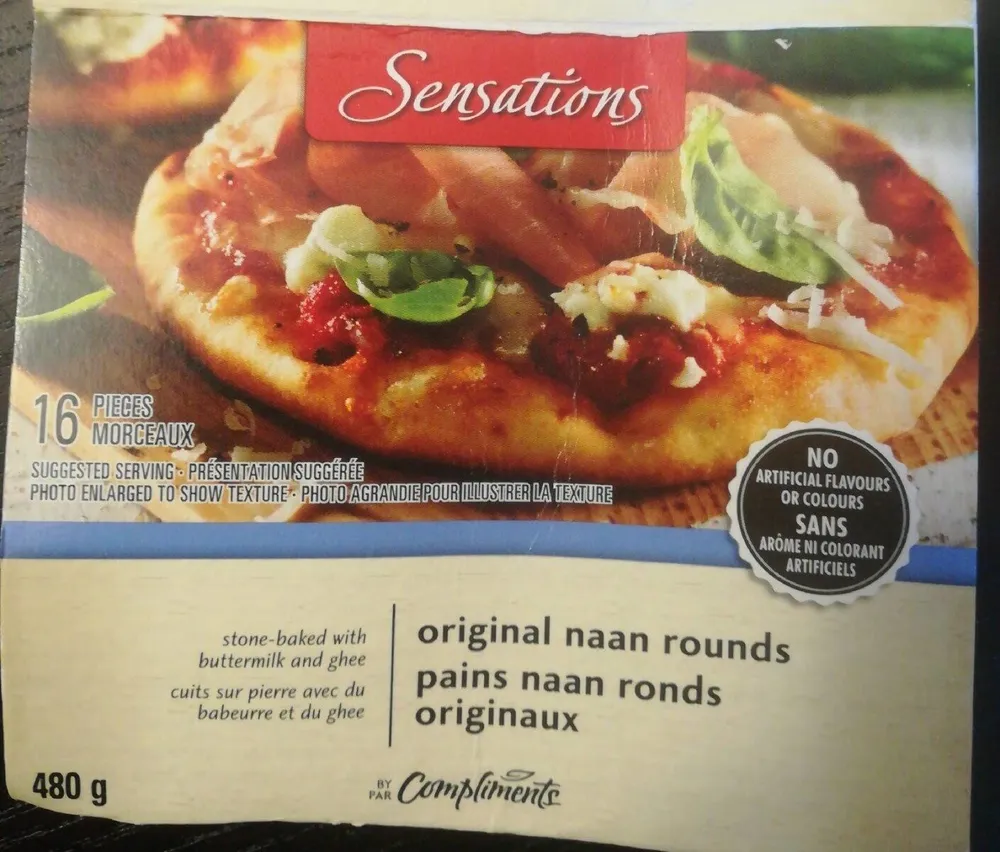 Pains Naan ronds