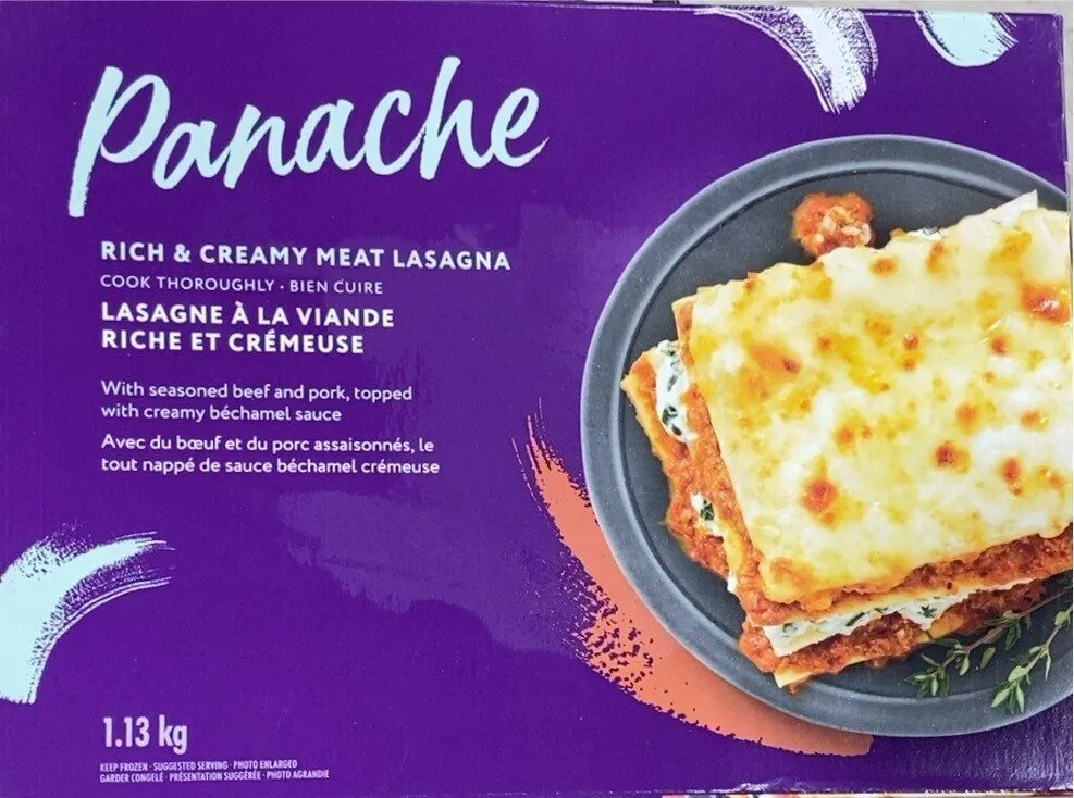 Rich and creamy meat lasagna