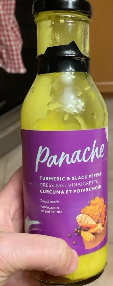 Vinaigrette curcuma et poivre noir