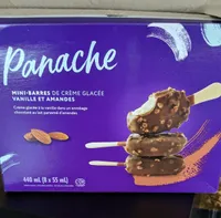 Mini-barres de crème glacée Vanille et amandes