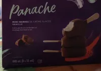 Mini barres de crème glacée vanille