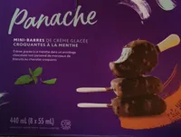 mini barres d crème glacée croquantes à la menthe