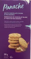 Biscuita morceaux de chocolat blanc et noix de macadamia