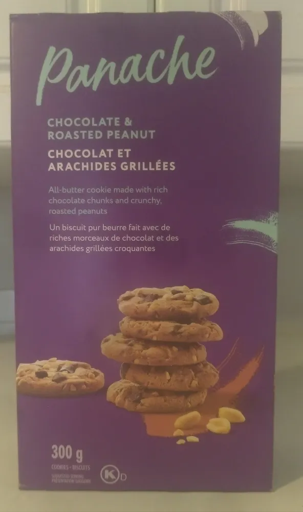 Chocolate & Roasted Peanut Cookies