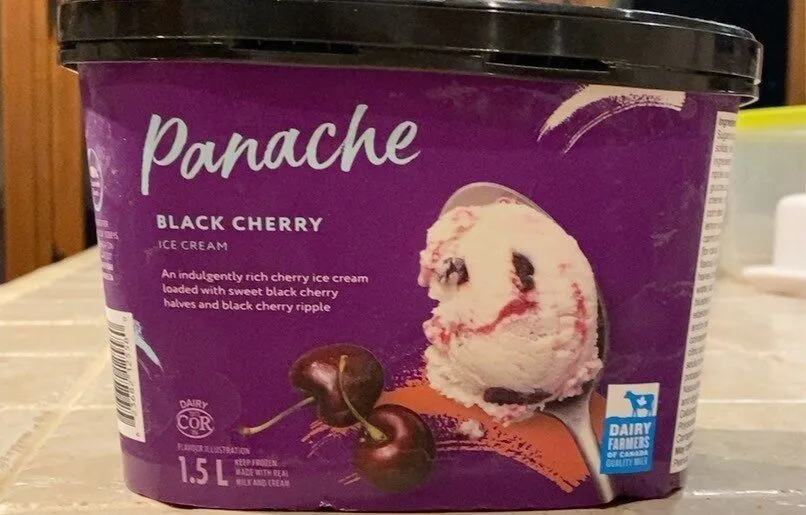 Black cherry ice cream