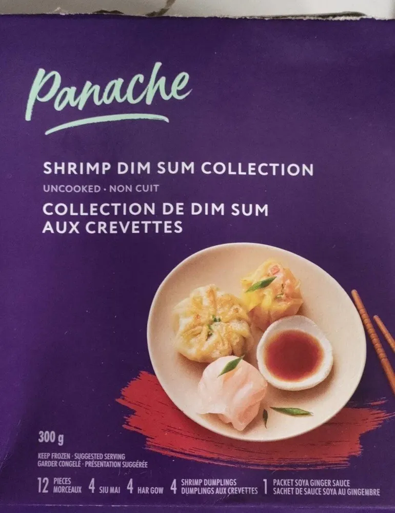 Collection de dim sum aux crevettes