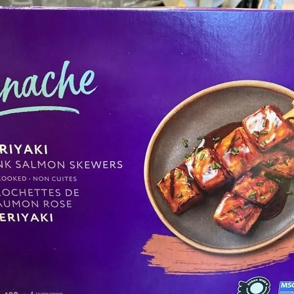 Teriyaki Salmon Skewers