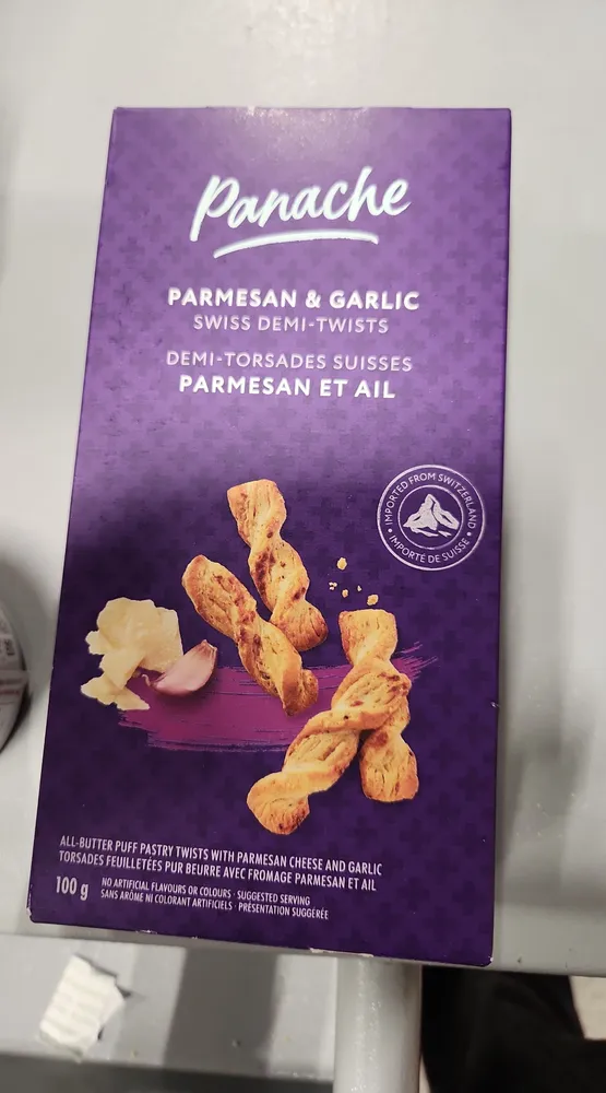 Parmigiano Reggiano & Garlic Swiss Demi-Twists
