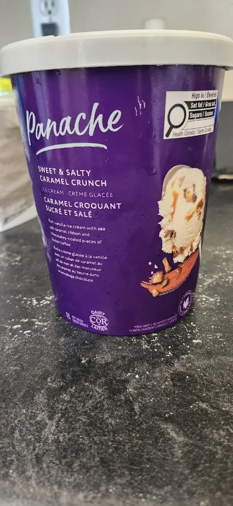Caramel Crunch ice cream