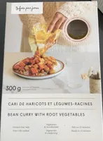 Cari de haricots et legumes-racine