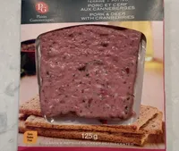 Porc et cerfs au canneberges
